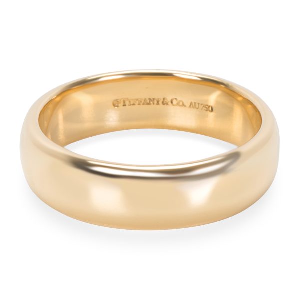 Tiffany Co Mens Wedding Band in 18K Yellow Gold 6 mm Tiffany Co Mens Wedding Band in 18K Yellow Gold 6 mm