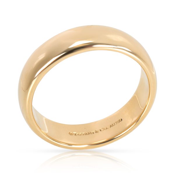 095514 pv Tiffany Co Mens Wedding Band in 18K Yellow Gold 6 mm