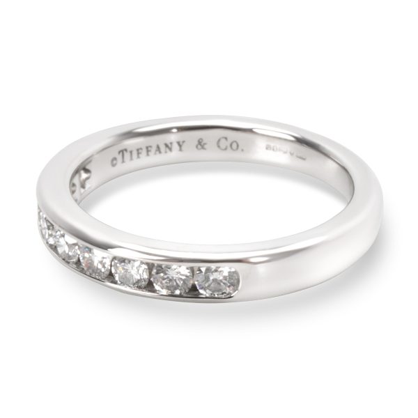 Band Platinum Tiffany Co Channel Set Diamond Wedding Band in Platinum 13 Ctw