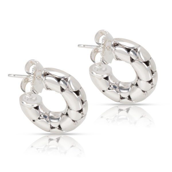 095786 sv John Hardy Kali Dot Hoop Earrings in Sterling Silver