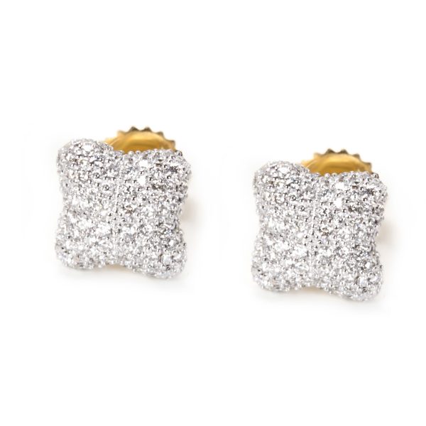 David Yurman Venetian Quatrefoil Diamond Earrings in 18K Yellow Gold David Yurman Venetian Quatrefoil Diamond Earrings in 18K Yellow Gold