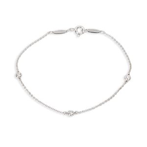 Tiffany Co Diamonds By the Yard Bracelet in Sterling Silver 010 CTW Cartier 1895 Diamond Band in Platinum 003 CTW