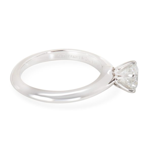 Platinum Solitaire Ring Tiffany Co Diamond Solitaire Engagement Ring in Platinum 085 ct GVS1