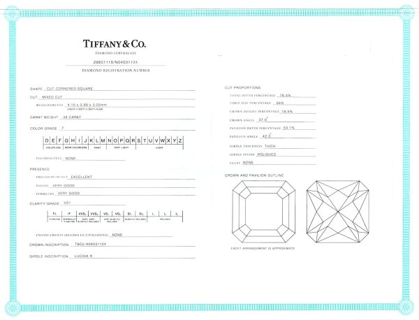 096062 stamp 807ea27a cb61 4f1d 8af0 3d6ebb6aa0eb Tiffany Co Lucida Diamond Engagement Ring in Platinum 038 ct FVS1