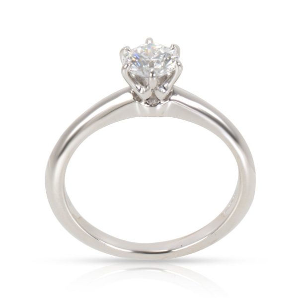 Tiffany Co Tiffany Co Diamond Solitaire Engagement Ring in Platinum 048 ct EVVS1