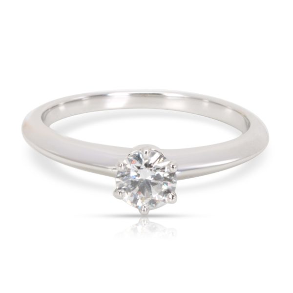 Rings Tiffany Co Diamond Solitaire Engagement Ring in Platinum 031 ct FVS1