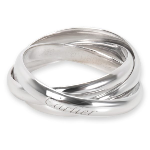 Rings Cartier Trinity Ring in 18K White Gold Size 60