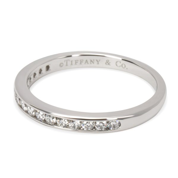 Band Platinum Tiffany Co Diamond Channel Set Band in Platinum 024 CTW