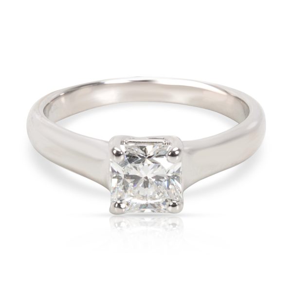 Tiffany Co Lucida Cut Diamond Engagement Ring in Platinum 065 ct HVVS2 Tiffany Co Lucida Cut Diamond Engagement Ring in Platinum 065 ct HVVS2