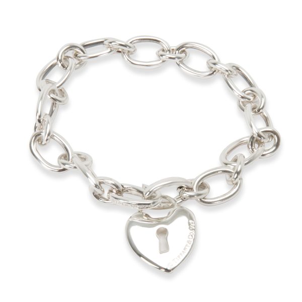 Tiffany Co Heart Lock Bracelet in Sterling Silver Tiffany Co Heart Lock Bracelet in Sterling Silver