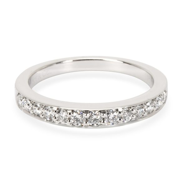 Rings Tiffany Co Diamond Wedding Band in Platinum 027 CTW