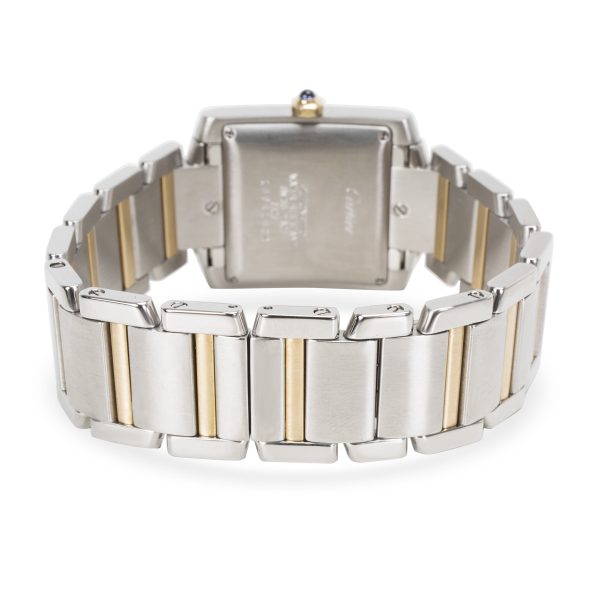 097393 bv Cartier Tank Francaise W51005Q4 Mens Watch in 18kt Stainless SteelYellow Gold