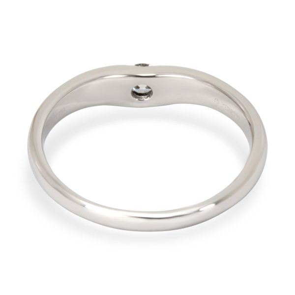 Tiffany Co Elsa Peretti Diamond Band in Platinum 018ct Tiffany Co Elsa Peretti Diamond Band in Platinum 018ct