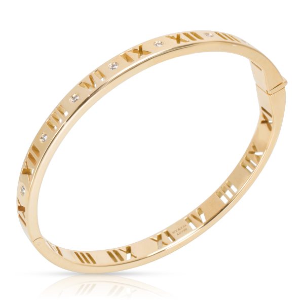 097533 pv Tiffany Co Diamond Atlas Bangle in 18K Yellow Gold 035 CTW