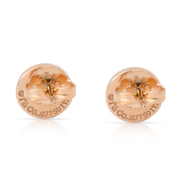 097535 bv ed1e3266 5bab 4539 9485 41dafc0ca3fa Tiffany Co 1837 Diamond Stud Earring in 18K Rose Gold 010 CTW