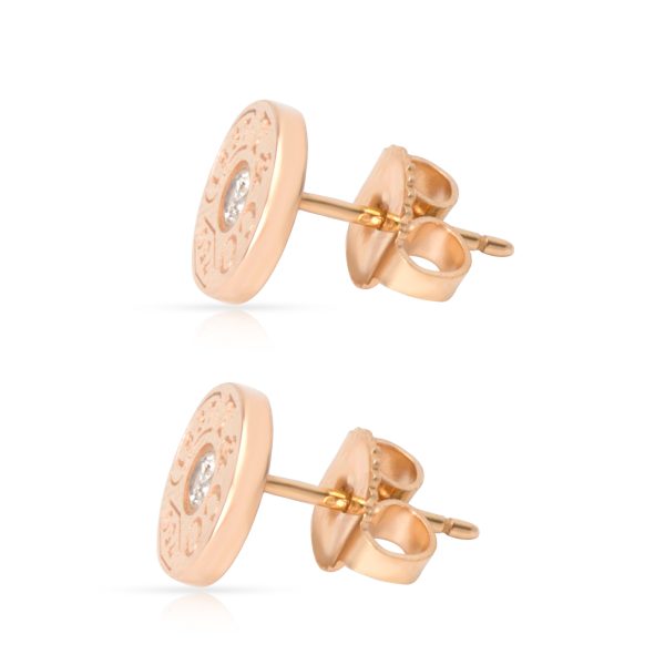 097535 sv d46eceb1 7f19 495c 9784 874198d13bf9 Tiffany Co 1837 Diamond Stud Earring in 18K Rose Gold 010 CTW