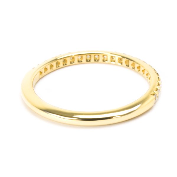 Tiffany Co Diamond Wedding Band in 18K Yellow Gold Tiffany Co Diamond Wedding Band in 18K Yellow Gold