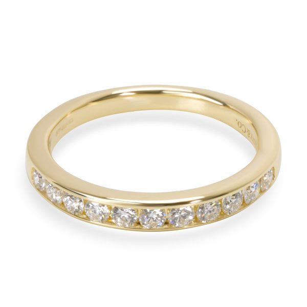 Rings Tiffany Co Diamond Wedding Band in 18K Yellow Gold 033 CTW