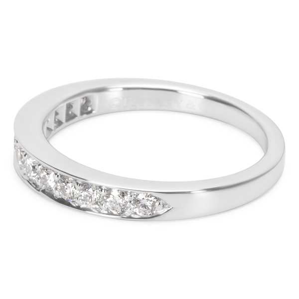 Platinum Band Tiffany Co Diamond Band in Platinum 033 CTW