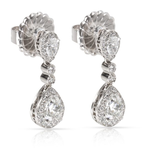 097573 lv 438841e2 d382 4879 b5c0 8dcd365b68fb Diamond Pear Drop Earrings in 14K White Gold Platinum 164 CTW I JVS