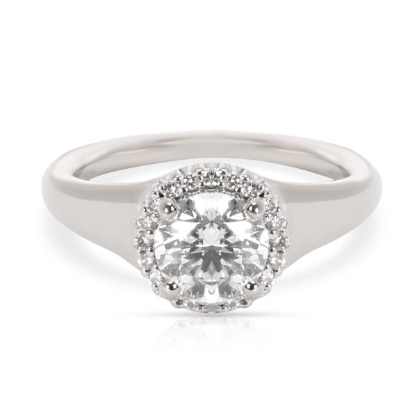 Ritani Ritani Halo Diamond Engagement Ring in 18K Gold IGI Certified H SI2 105 CTW