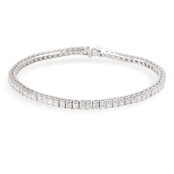 Blue Nile Diamond Tennis Bracelet in 18K White Gold 5 CTW Blue Nile Diamond Tennis Bracelet in 18K White Gold 5 CTW