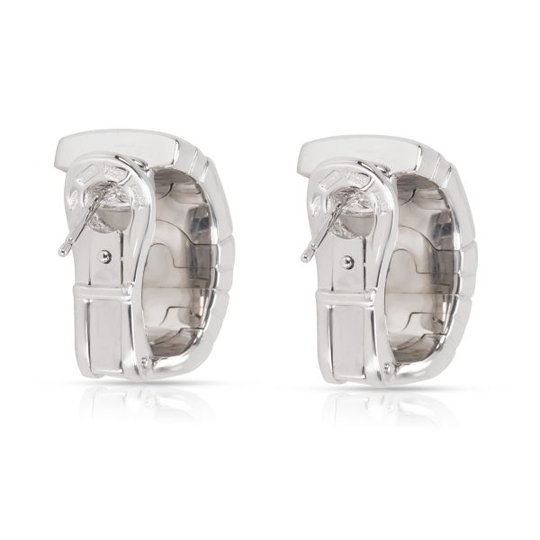 097725 bv Bvlgari Parentesi Diamond Earrings in 18K White Gold 05 CTW