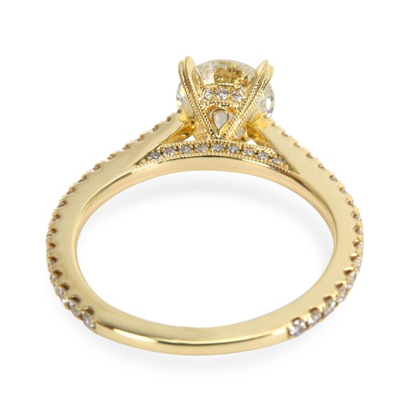 sylvie diamond engagement ring in 14k yellow gold gia g si2 1 22 ctw Sylvie Diamond Engagement Ring in 14K Yellow Gold GIA G SI2 122 CTW