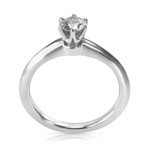 Tiffany Co Diamond Engagement Ring in Platinum 031 ct FVS1 Tiffany Co Diamond Engagement Ring in Platinum 031 ct FVS1