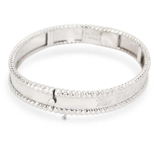 097806 sv Van Cleef Arpels Perlee Signature Bangle in 18K White Gold