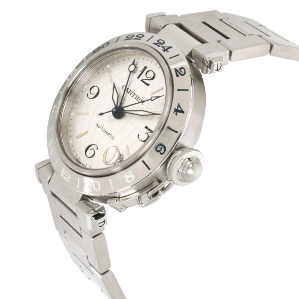 097832 lv 59fe1a71 529d 4e62 b8d7 1f4de51126fa Cartier Pasha C GMT W31029M7 Unisex Watch in Stainless Steel