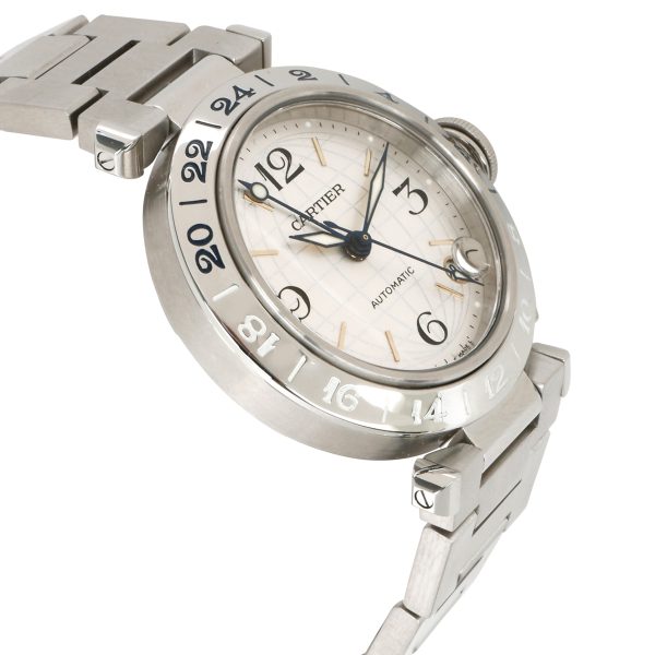 097832 rv 8b00ce0d 80a5 4ff8 a68e abccd64c4c6f Cartier Pasha C GMT W31029M7 Unisex Watch in Stainless Steel