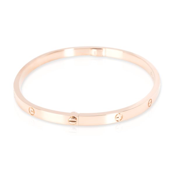 097845 sv Cartier Small Love Bangle in 18K Rose Gold