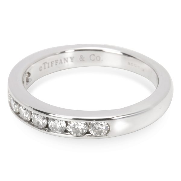 Platinum Band Tiffany Co 9 Stone Diamond Wedding Band in Platinum 045 CTW