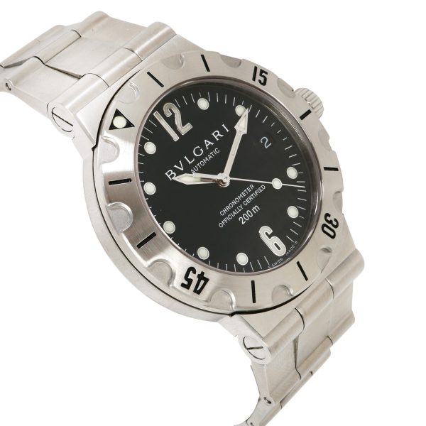 097877 rv c9d7ea35 3abf 43ba 852d 1d945a597427 Bulgari Scuba SD38S Mens Watch in Stainless Steel