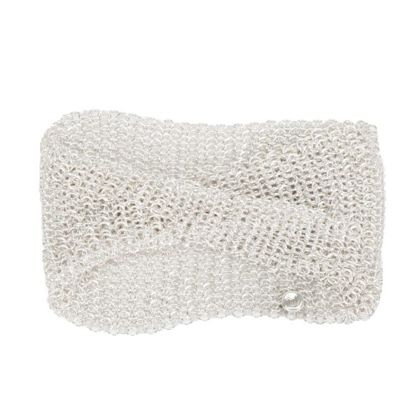 Tiffany Co Elsa Peretti Wide Mesh Bracelet in Sterling Silver Tiffany Co Elsa Peretti Wide Mesh Bracelet in Sterling Silver