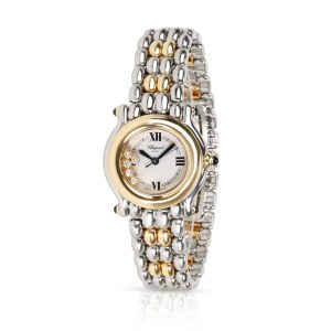 Chopard Happy Diamonds 278256 23 Womens Watch in 18kt Stainless SteelYellow G Fendi Canai Small Chain Shoulder Bag