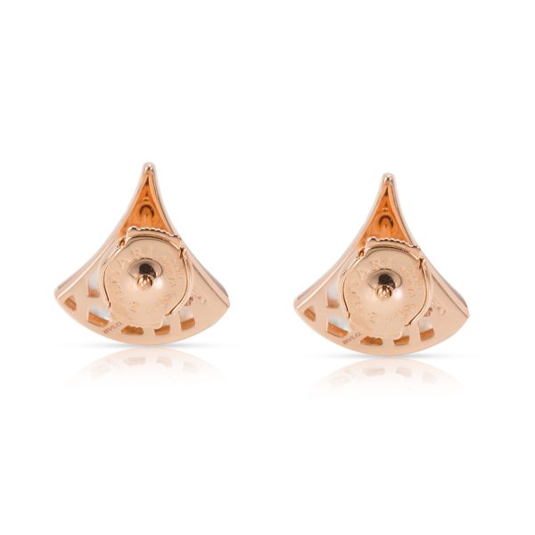 097992 bv Bulgari Divas Dream Diamond Fashion Earring in 18K Rose Gold 002 CTW