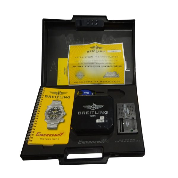 098028 box e34ea075 f28c 4d05 bf90 b86c580f9b7c Breitling Emergency E76321 Mens Watch in Titanium