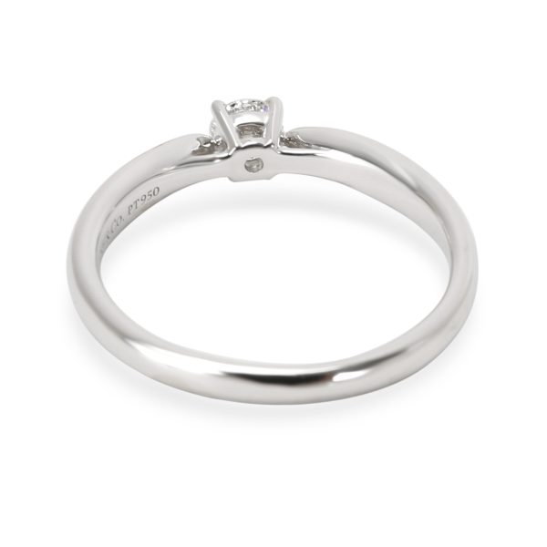 098066 bv Tiffany Co Harmony Diamond Engagement Ring in Platinum E VS1 018 CTW