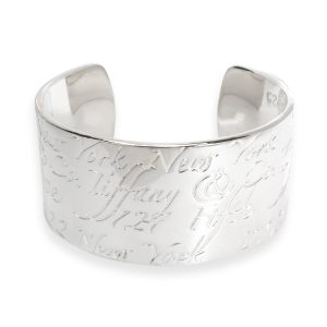 Tiffany Co Notes Cuff in Sterling Silver Cart