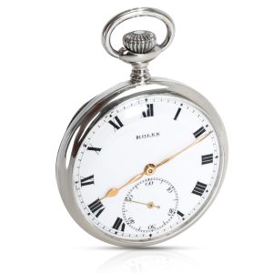 Rolex Pocket Watch Pocket Watch Mens Watch in Stainless Steel Louis Vuitton Eye Need You Monogram Multicolor White