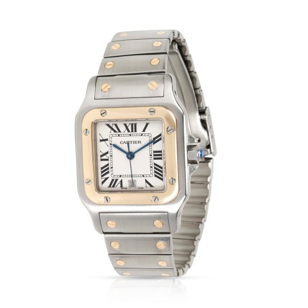 Cartier Santos Galbee 187901 Unisex Watch in 18kt Stainless SteelYellow Gold Cartier Santos Galbee 187901 Unisex Watch in 18kt Stainless SteelYellow Gold