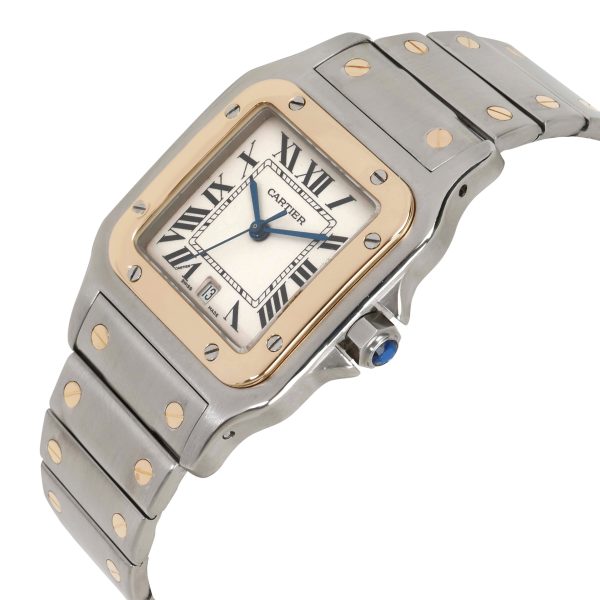 098082 lv Cartier Santos Galbee 187901 Unisex Watch in 18kt Stainless SteelYellow Gold