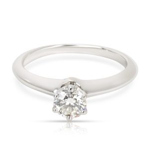 Tiffany Co Engagement Ring in Platinum 06 CTW Cart