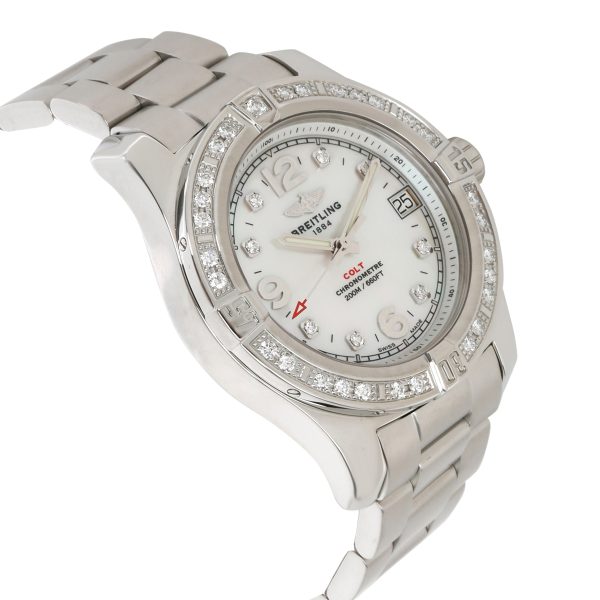 098129 rv Breitling Colt 36 A7438953A771 Womens Watch in Stainless Steel