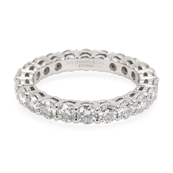 Tiffany Co Shared Prong Eternity Diamond Band in Platinum 18 CTW Tiffany Co Shared Prong Eternity Diamond Band in Platinum 18 CTW