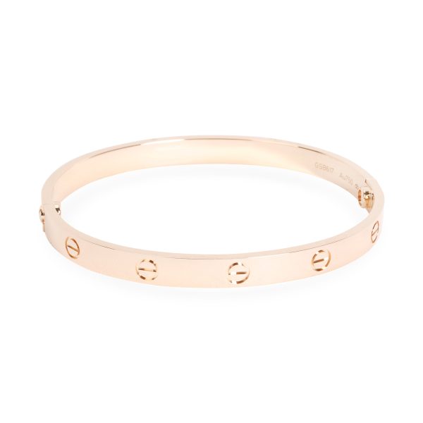 098253 bv Cartier Love Bracelet in 18K Rose Gold Size 19