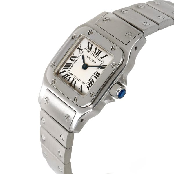 098324 lv Cartier Santos Galbee W20056D6 Womens Watch in Stainless Steel