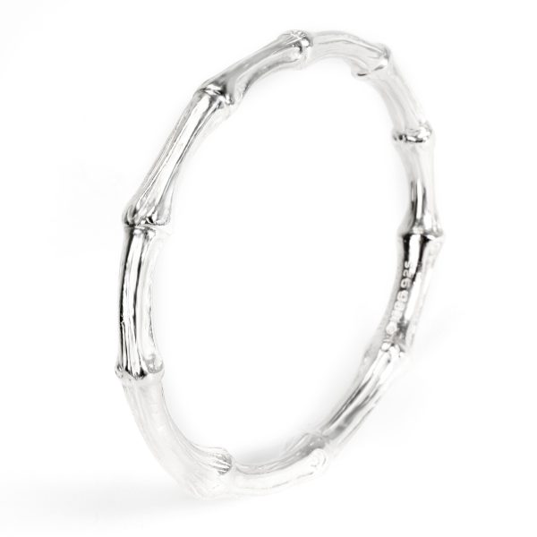 098361 pv Tiffany Co Bamboo Bangle in Sterling Silver